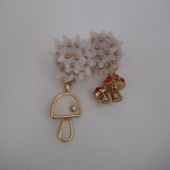 Mushroom earrings - Picture 2 of 2